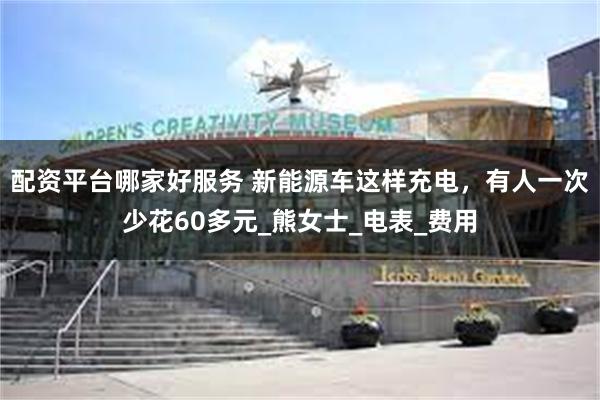 配资平台哪家好服务 新能源车这样充电，有人一次少花60多元_熊女士_电表_费用